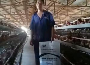 原保軍在河南安陽為益農(nóng)蛋雞預(yù)混料代言！
